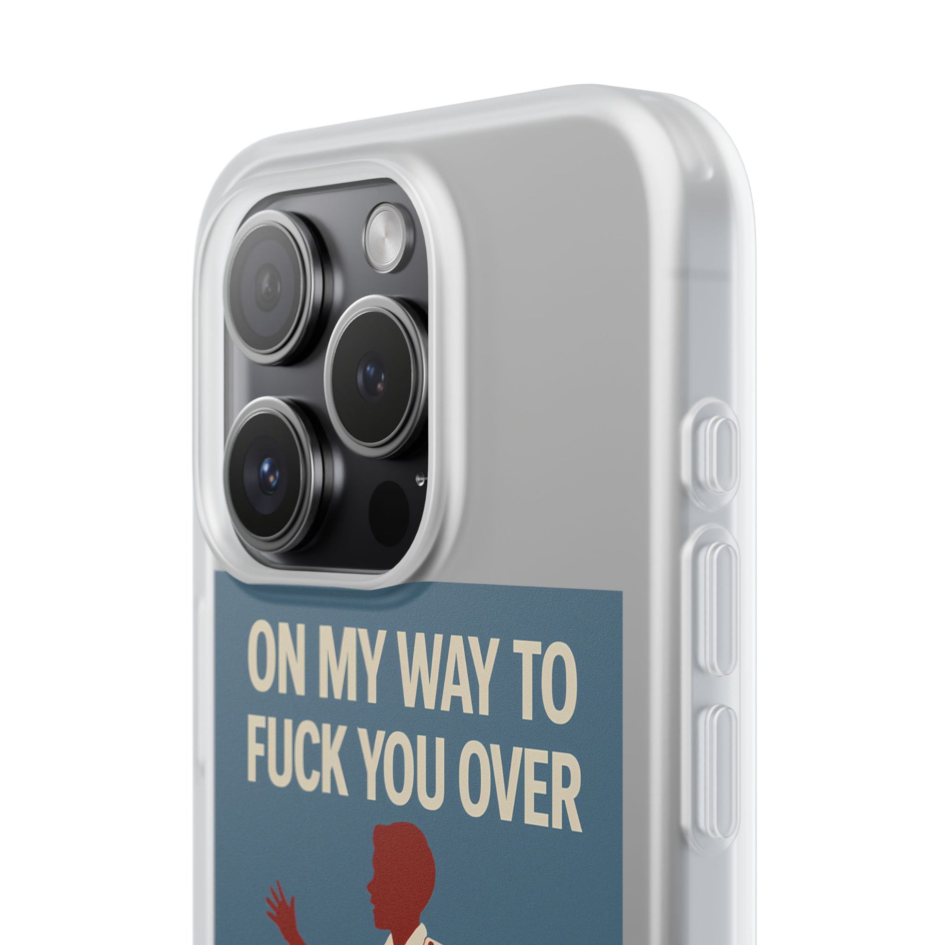 Sarkastische Handyhülle – „On my way to f*ck you over“ | Retro-Rennkind mit Punch-Phone Case-True Insights