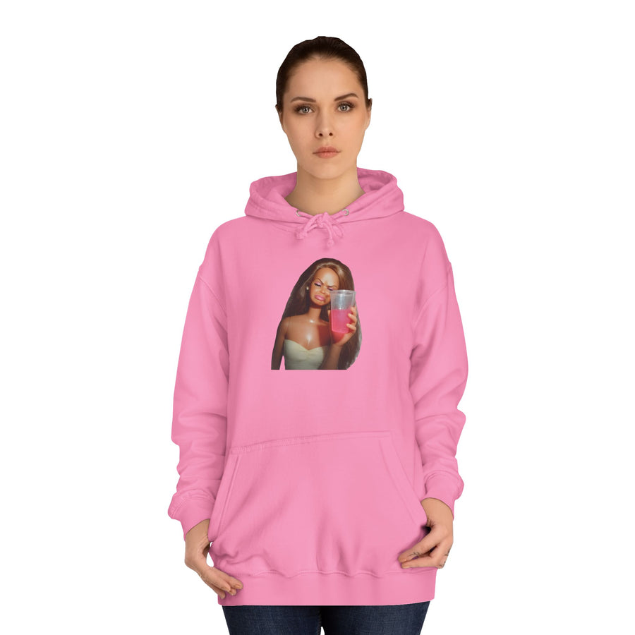 Party Doll Hoodie – Lustiger Partypulli mit Puppen-Motiv