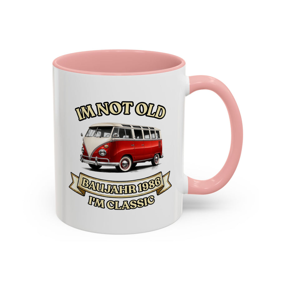 Mug Année 1986 - Im Not Old I'm Classic - Bus Rétro Vintage - Cadeau 40 ans Tasse à café Vintage