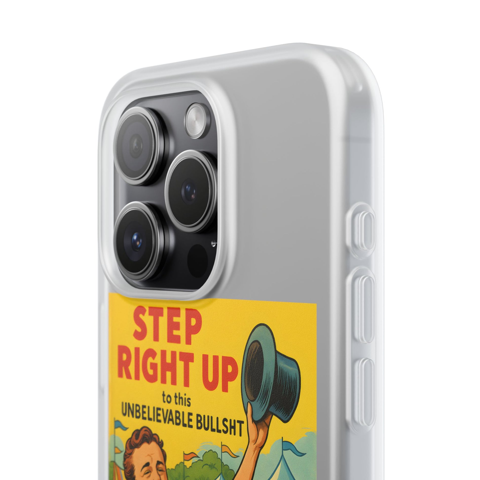 Step Right Up – Satirische Vintage-Handyhülle mit Jahrmarkt-Motiv & ironischem Statement-Phone Case-True Insights