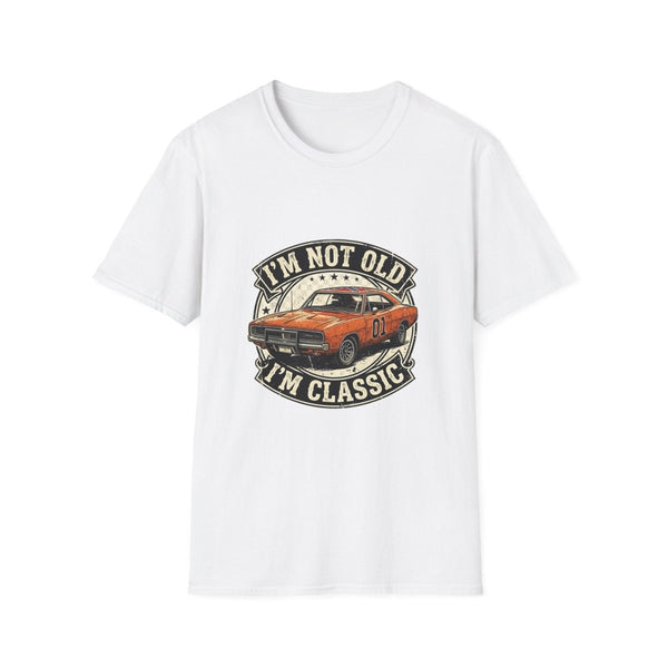 True Insights T-Shirt Im Not Old Im Classic Retro Motiv in Weiß mit Oldtimer-Spruch