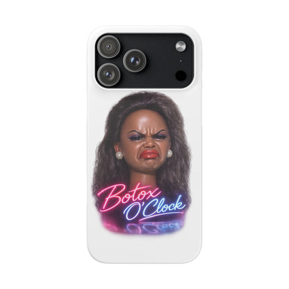 Botox O'Clock Handyhülle – Lustige Neon Diva Schutzhülle für Beauty-Fans, ideales Geschenk
