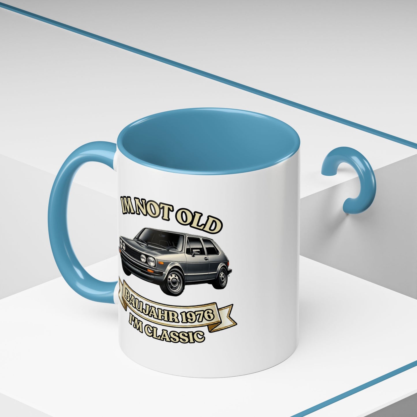 Tasse Baujahr 1976 - I'm Not Old I'm Classic - Oldtimer Kaffeebecher zum 50. Geburtstag