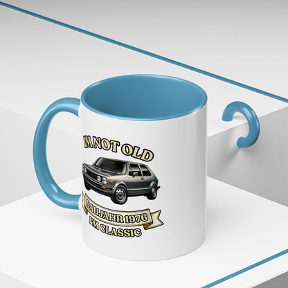Tasse Baujahr 1976 - I'm Not Old I'm Classic - Oldtimer Kaffeebecher zum 50. Geburtstag