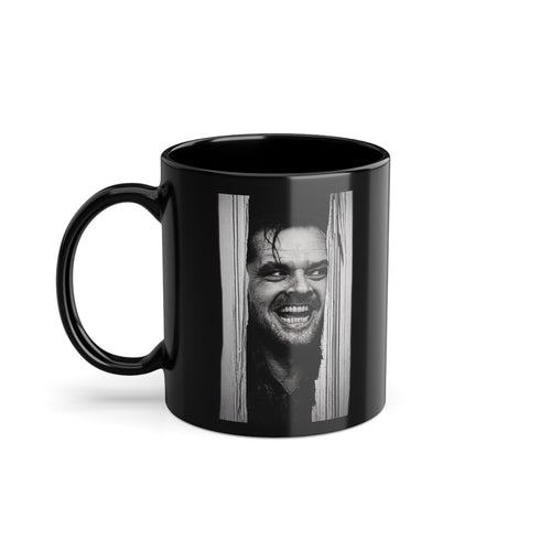 Mug Shining Noir - Jack Torrance Jack Nicholson Mug Film Culte Horreur - Cadeau pour Fans de Cinéma