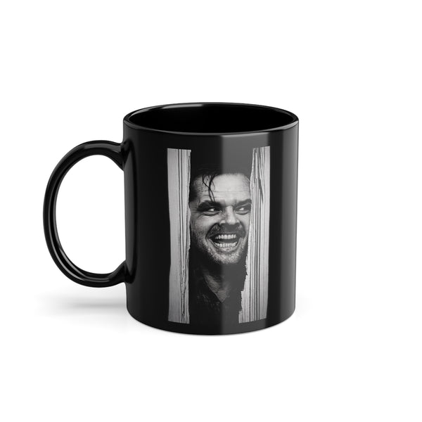 Mug Shining Noir - Jack Torrance Jack Nicholson Mug Film Culte Horreur - Cadeau pour Fans de Cinéma