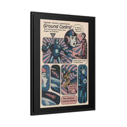 Captain Ozone – Retro Art Canvas
