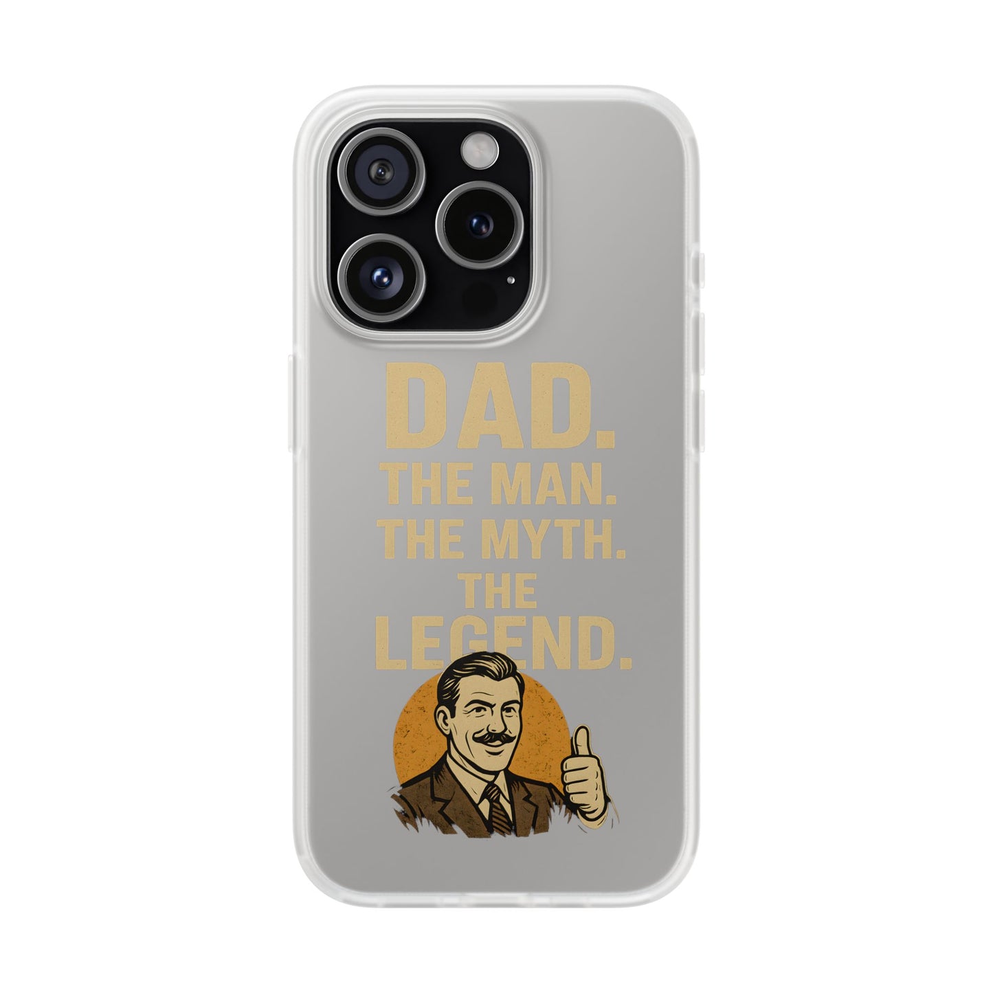 Papa Handyhülle – DAD. THE MAN. THE MYTH. THE LEGEND. – Geschenk für Väter – Retro Design-Phone Case-True Insights
