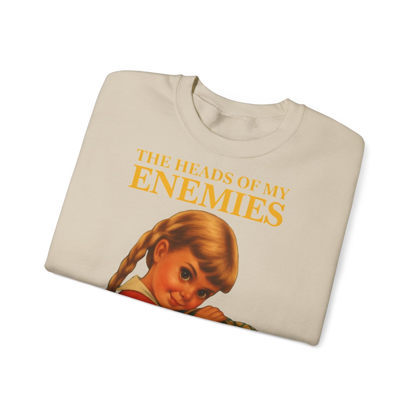 Sweatshirt “The Heads of My Enemies” – Subversive art to wear