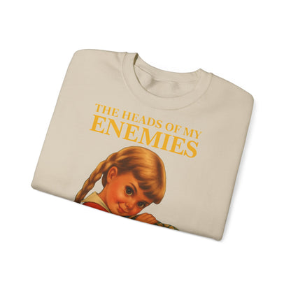Sweatshirt “The Heads of My Enemies” – Subversive art to wear