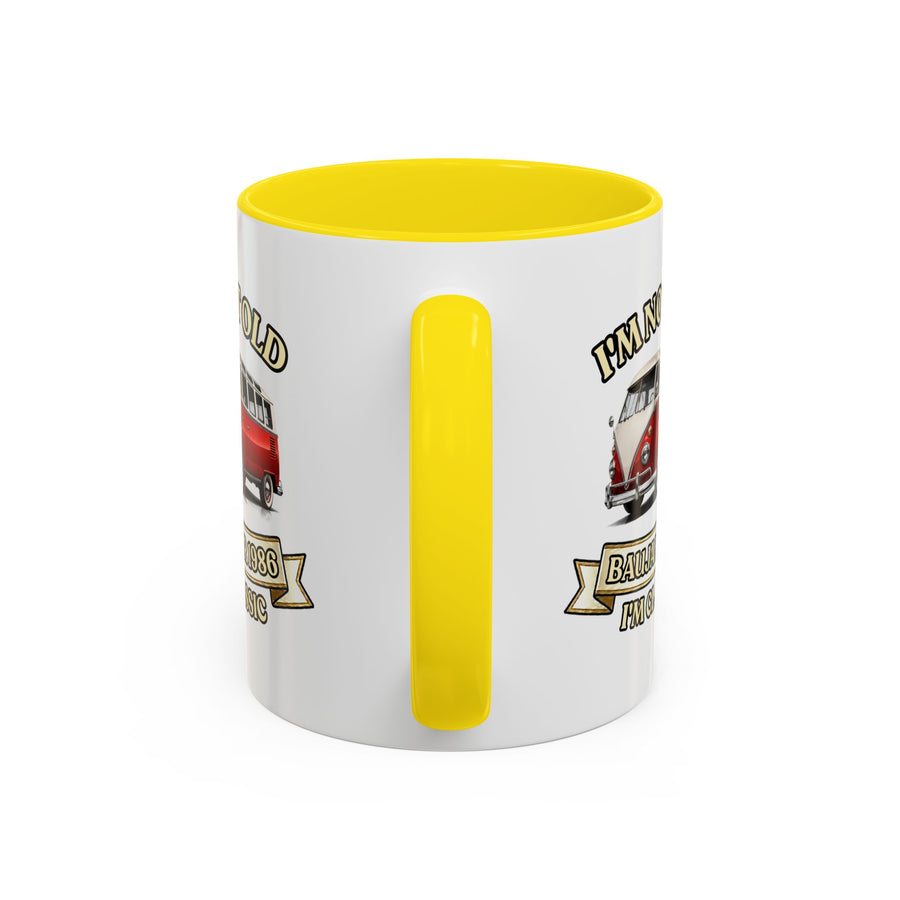 Geschenk zum 40. Geburtstag – Tasse Jahrgang 1986 VW Bulli