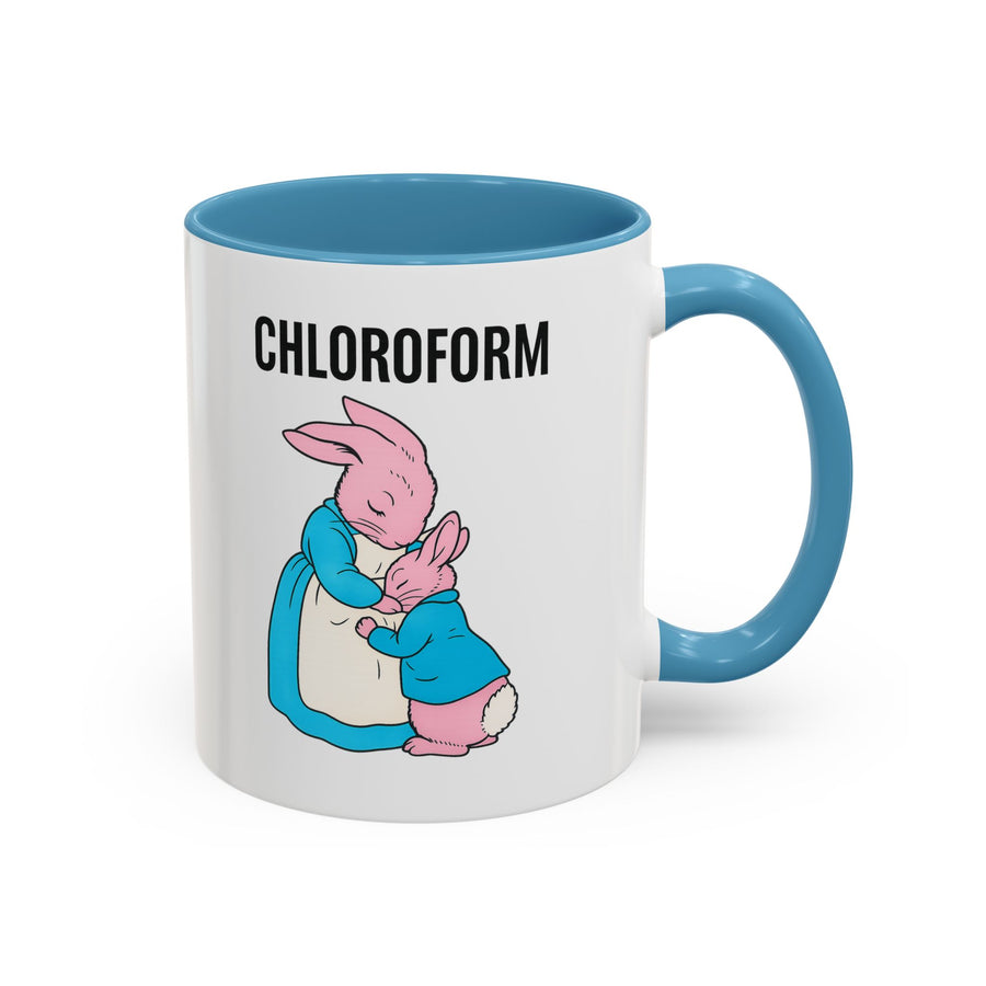 CHLOROFORM Mug Lapins - Mug humour noir, cadeau drôle pour fans de sarcasme