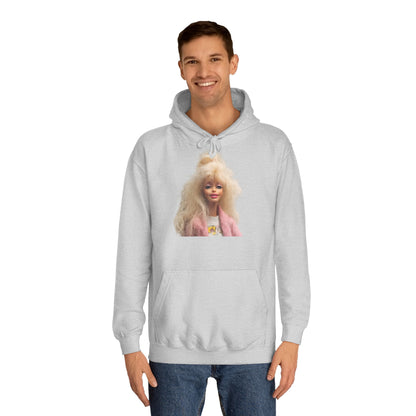 Retro Barbie Puppe T-Shirt Damen | 80er Jahre Style Doll Print Shirt | Nostalgie Geschenk für Puppen-Fans