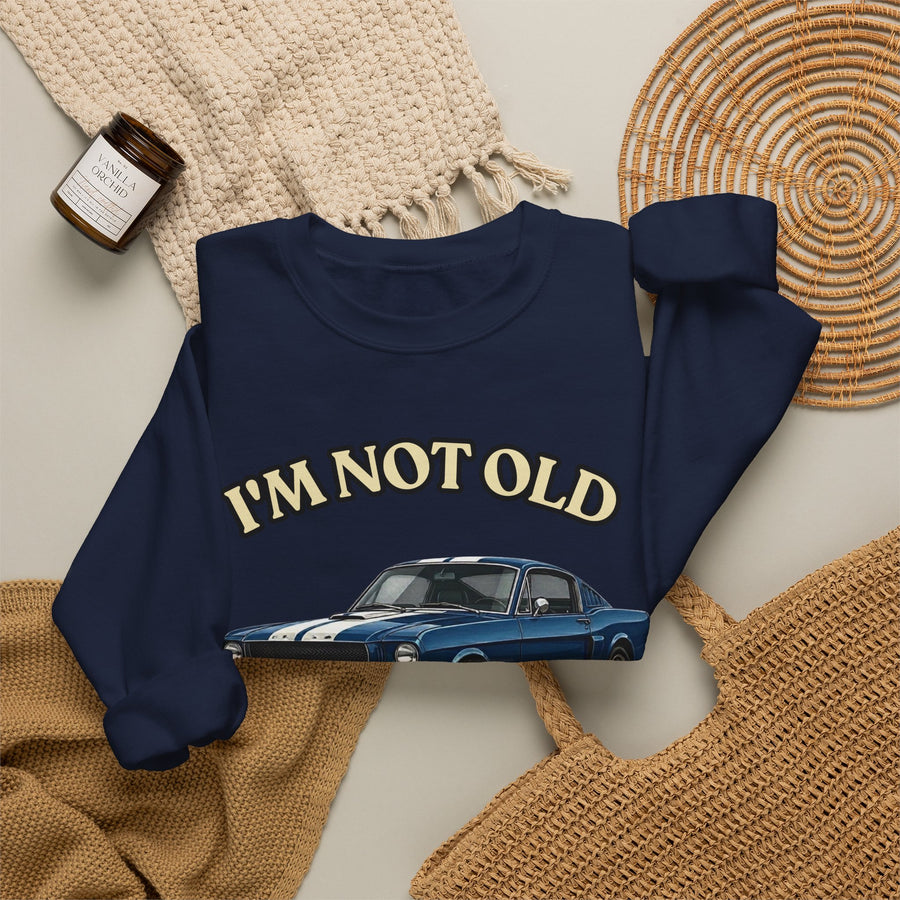 True Insights Sweatshirt Jahrgang 1966 Vintage-Motiv, Geschenk für Oldtimer-Fans zum 60.