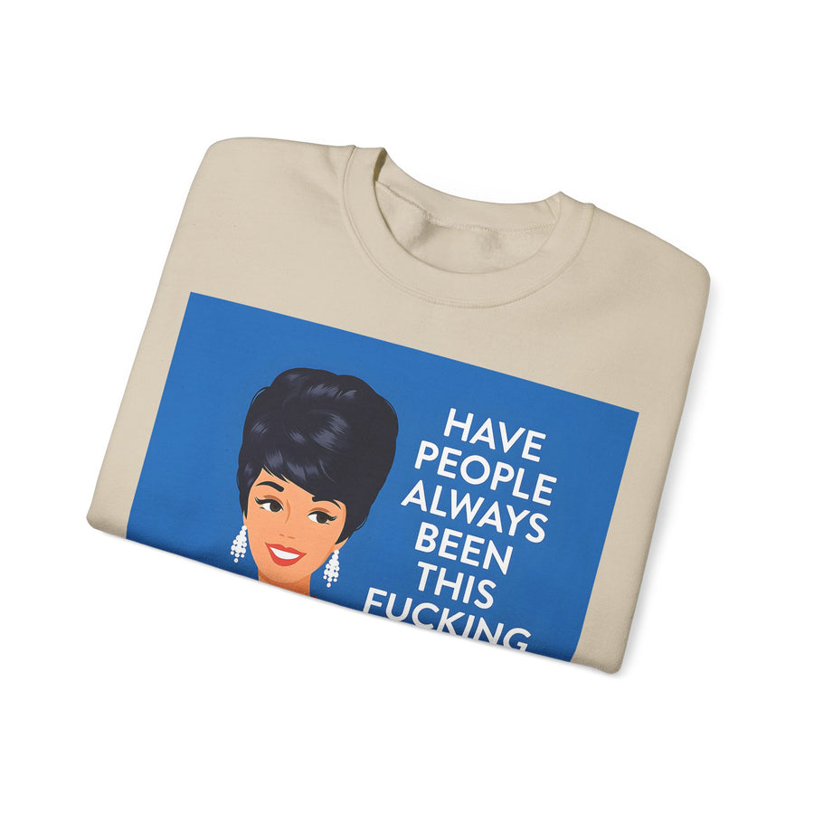 Have People Always Been This Stupid? Sweatshirt – Retro-Pop-Art-Motiv mit Martini