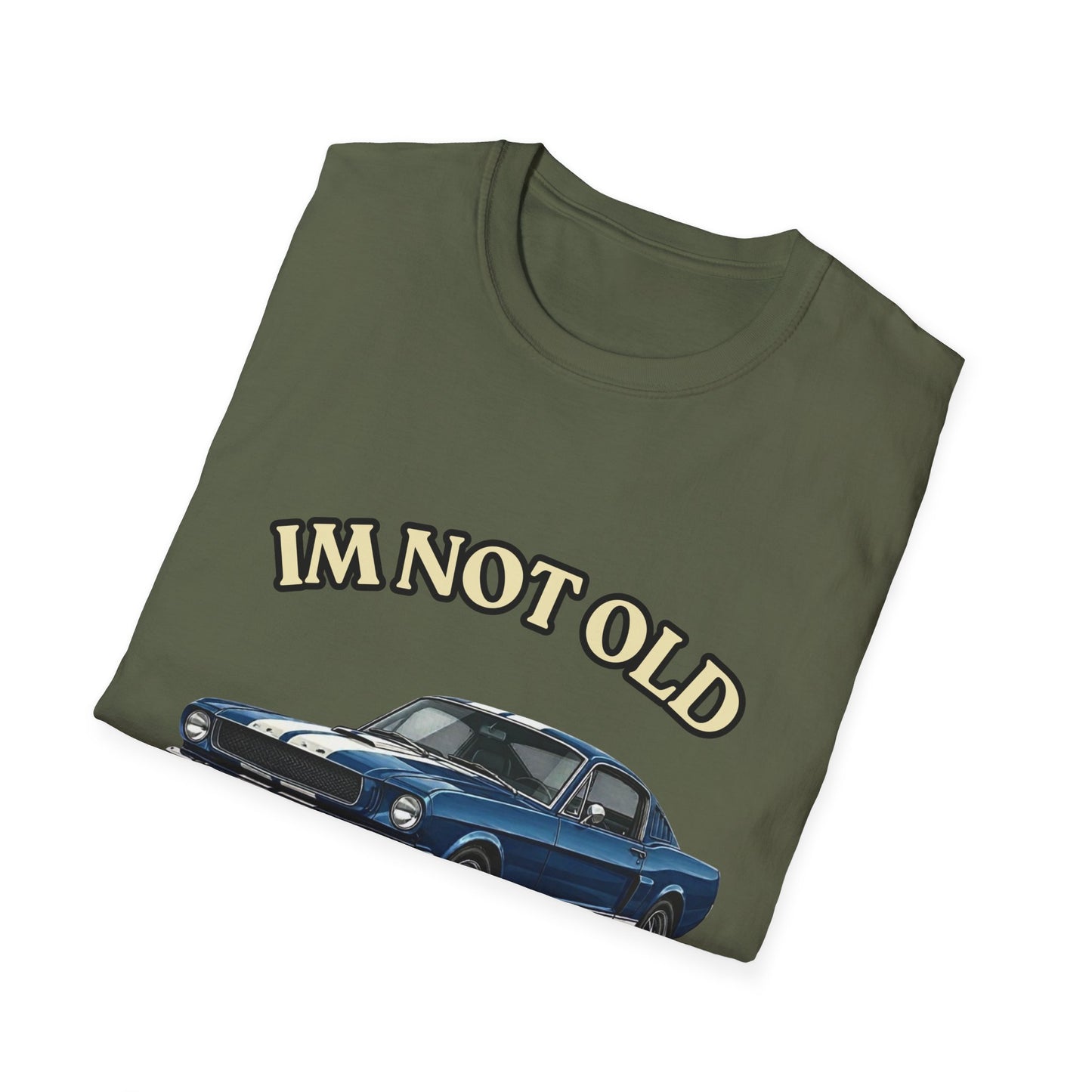 Jahrgang 1950 T-Shirt Oldtimer I'm Not Old I'm Classic  Geschenk zum 76. Geburtstag Mann Retro Kultauto Klassiker Vintage Auto True Insights