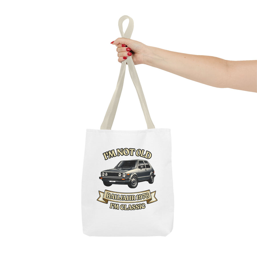 Born in 1976 Tote Bag – 50th Birthday Gift | Classic Car