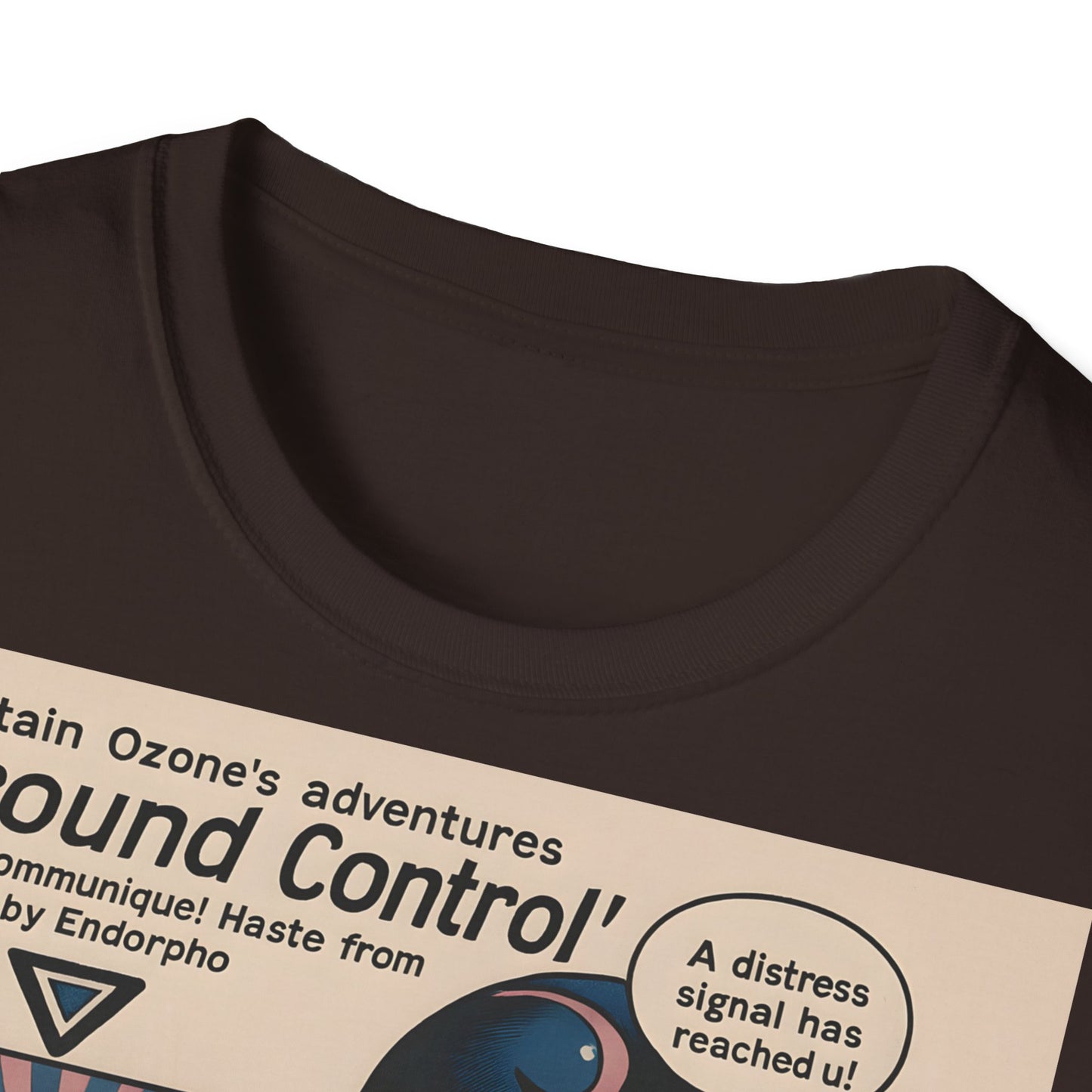 Captain Ozone T-Shirt – Retro Sci-Fi Comic Design | Ground Control Edition – Freches Satire-Design für mutige Statements | True Insights