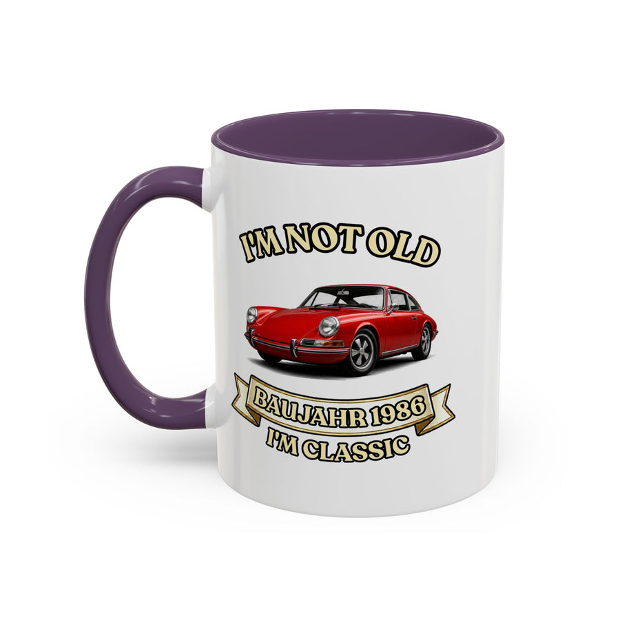 Geschenk zum 40. Geburtstag – Tasse Jahrgang 1986 Porsche 911