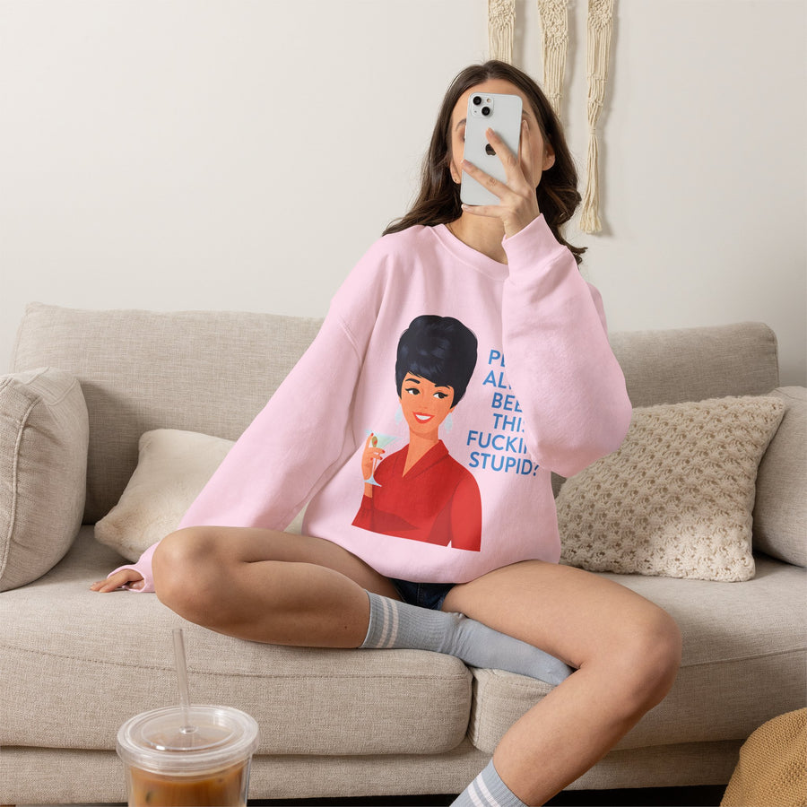 True Insights Retro Sweatshirt Damen freches Vintage Motiv Produktansicht