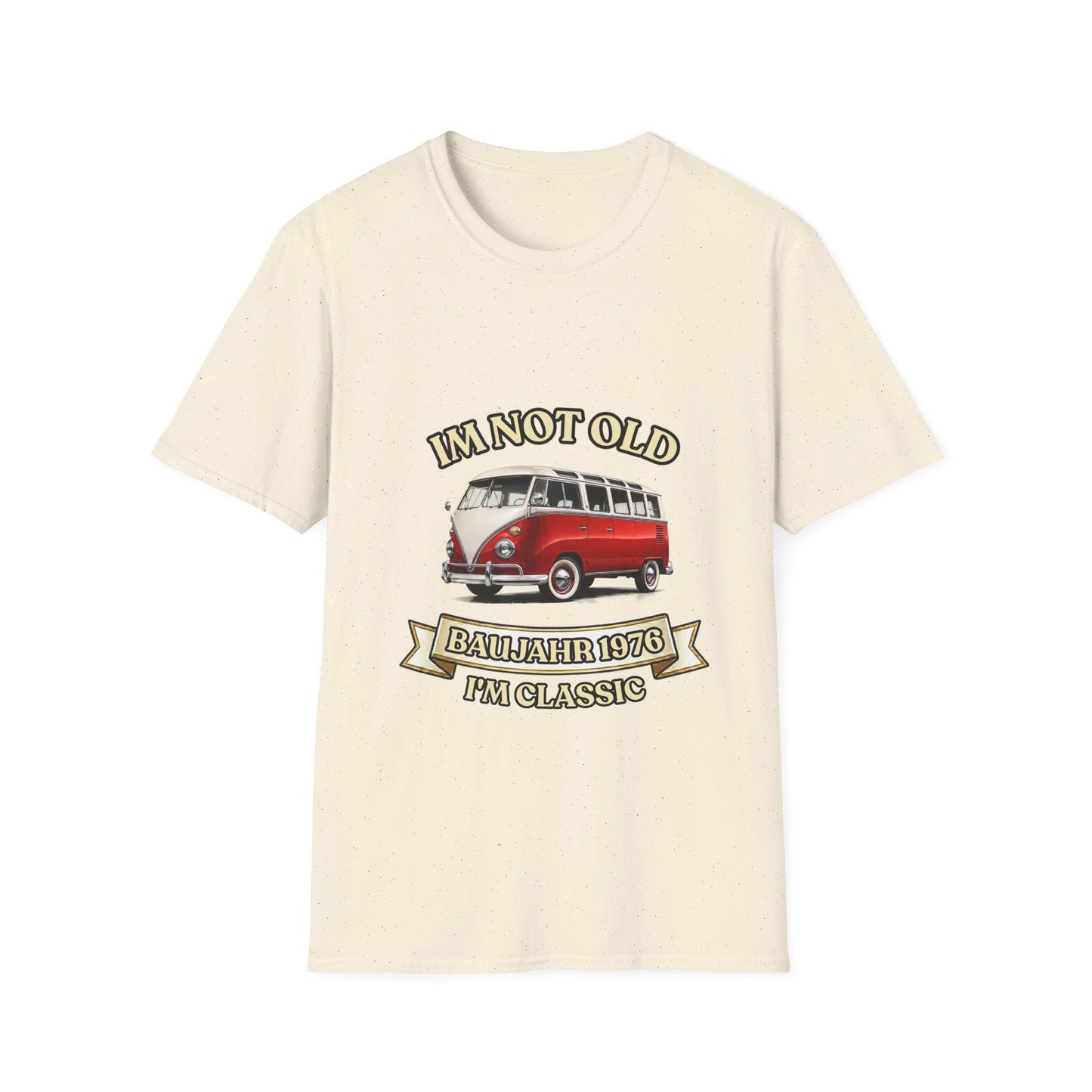 Baujahr 1976 T-Shirt zum 50. Geburtstag – I'm Not Old I'm Classic – Retro Bus Vintage Geschenk Unisex