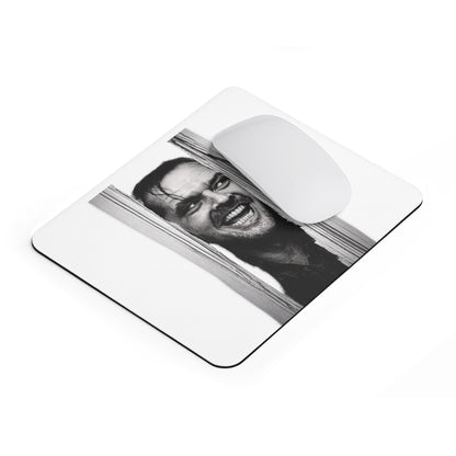 Shining Jack Torrance Mauspad – Jack Nicholson Kult-Horror Motiv Mousepad, lustiges Büro Deko Geschenk für Filmfans