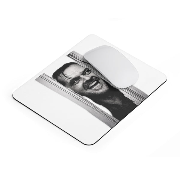 Shining Jack Torrance Mauspad – Jack Nicholson Kult-Horror Motiv Mousepad, lustiges Büro Deko Geschenk für Filmfans