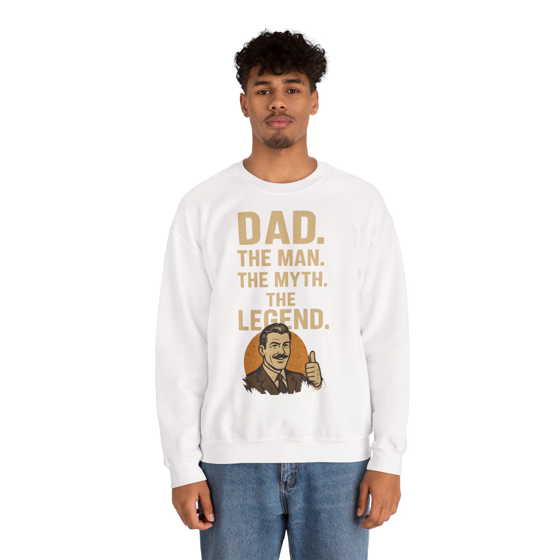 Sweatshirt – DAD. THE MAN. THE MYTH. THE LEGEND. - Sweatshirt für echte Legenden | True Insights Design mit Humor