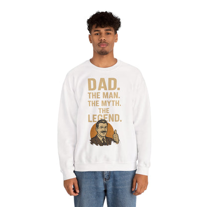Sweatshirt – DAD. THE MAN. THE MYTH. THE LEGEND. - Sweatshirt für echte Legenden | True Insights Design mit Humor