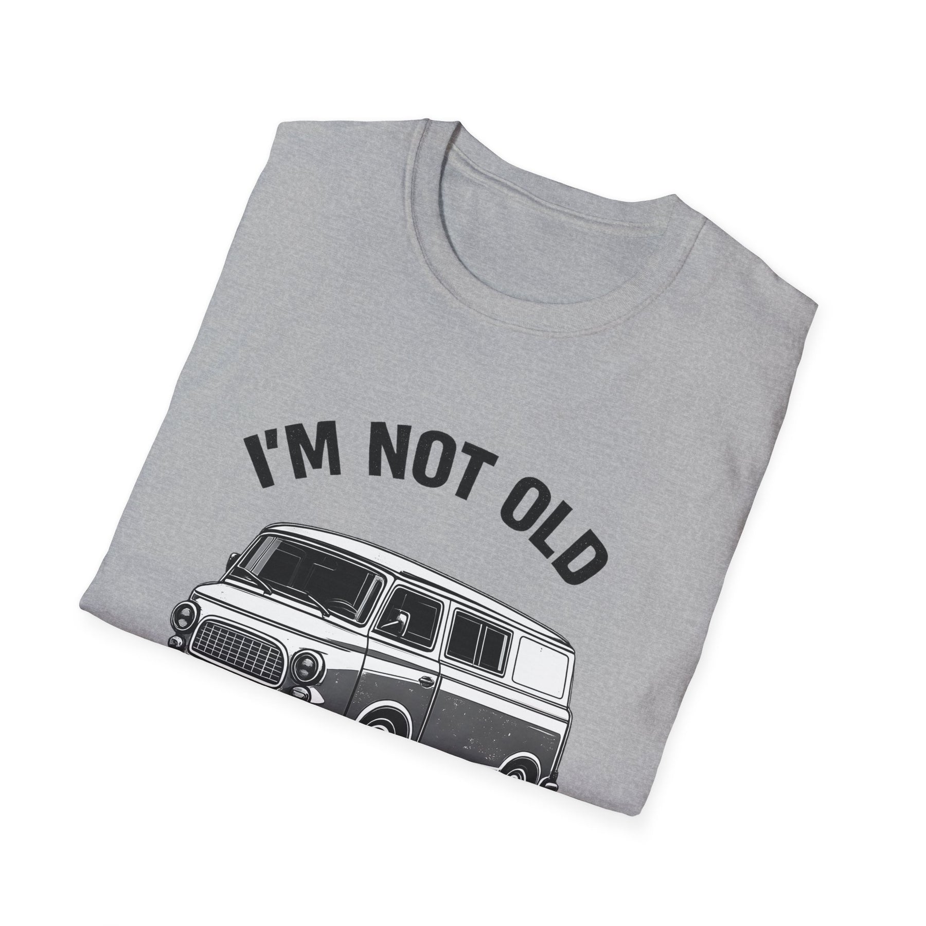 True Insights T-Shirt Barkas 100 Oldtimer Motiv im Lifestyle Look getragen im Alltag