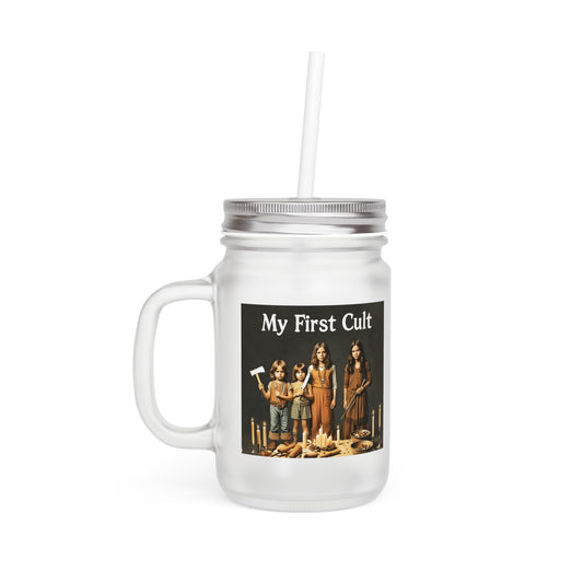 My First Cult – Jar Mug mit düsterem Retro-Kult-Design-Mug-True Insights
