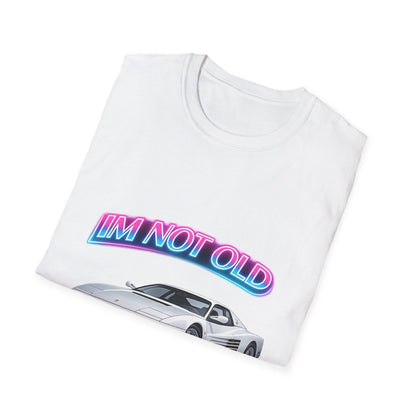 I'm Not Old I'm Classic | Miami Vice T-Shirt | Ferrari Testarossa Retro Shirt