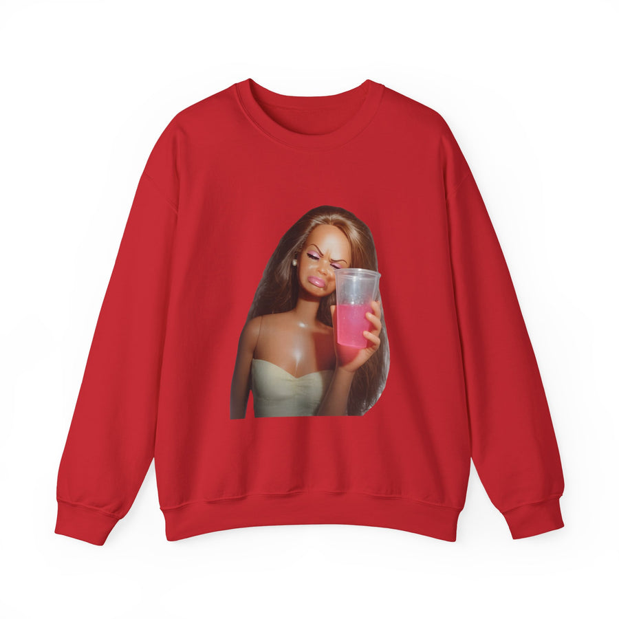 Party Doll Sweatshirt – Sweat humoristique au motif de poupée