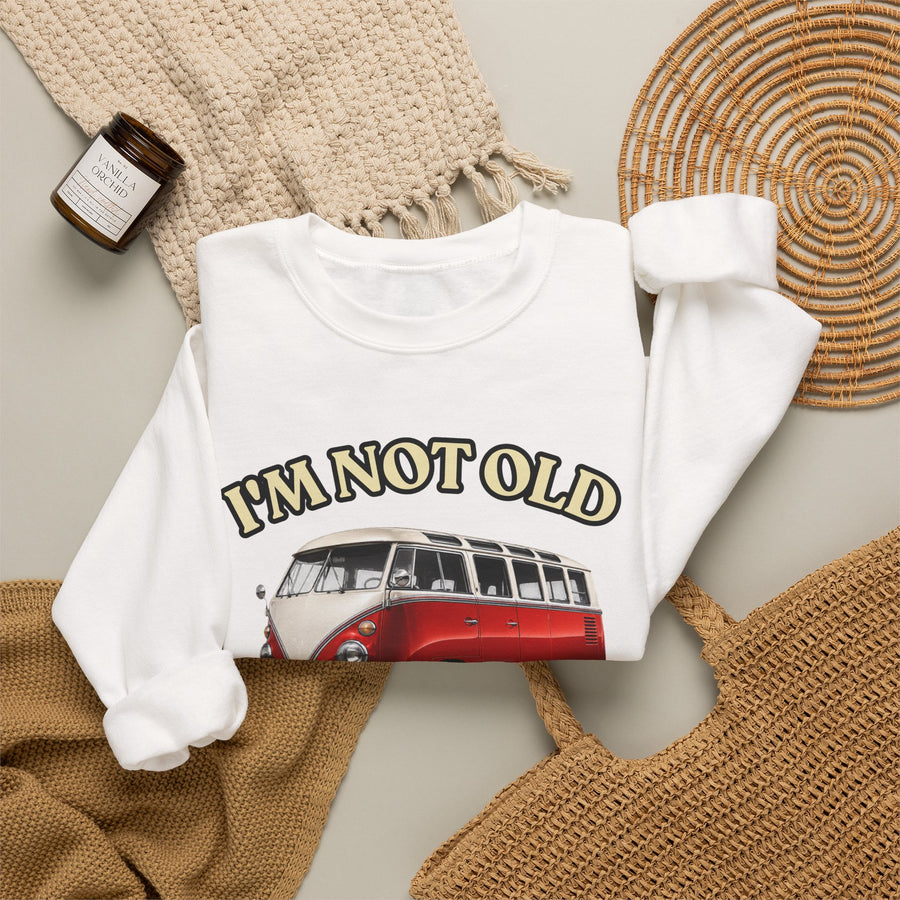 Jahrgang 1986 Sweatshirt – Geschenk zum 40. Geburtstag | VW Bulli