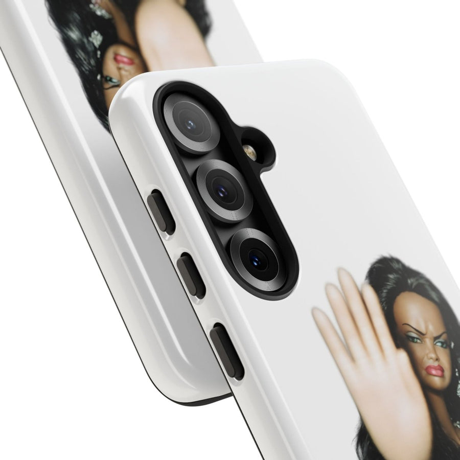Coque de téléphone humoristique Talk to the Hand Doll – Coque effrontée pour iPhone & Samsung