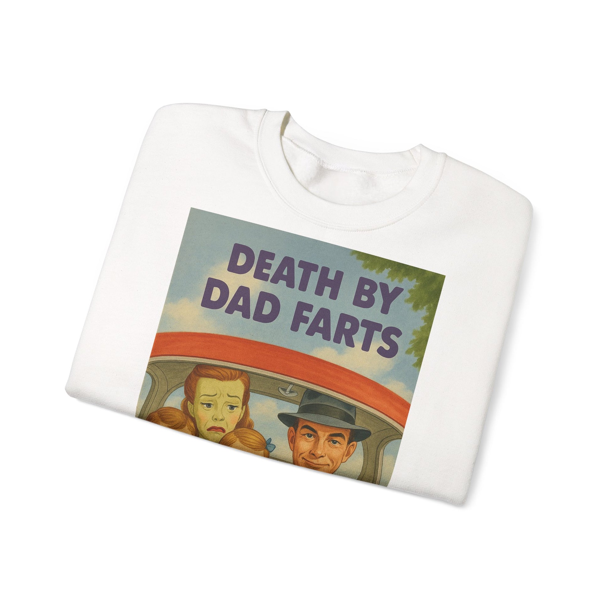 Sweatshirt – Dead by Dad Farts Sweatshirt – Lustiges Geschenk für Familien mit Humor | True Insights Design mit Humor