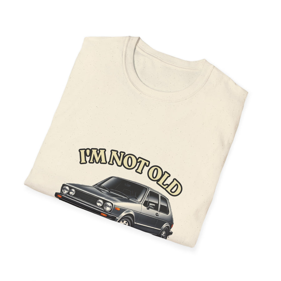 Born in 1976 T-Shirt – 50th Birthday Gift | Classic Car