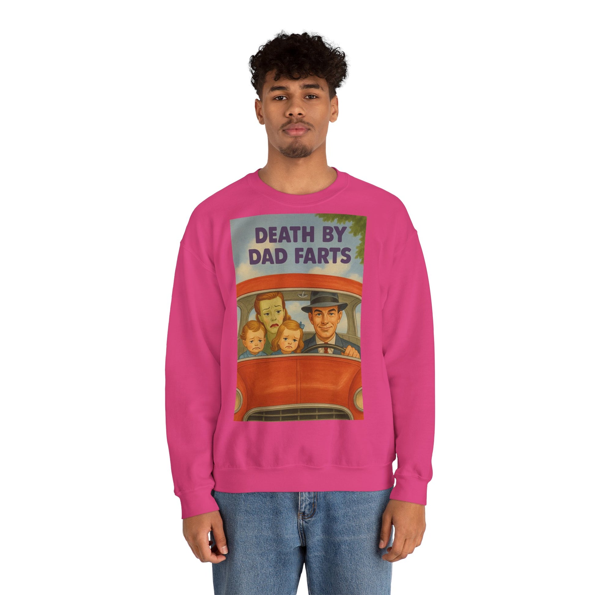 Sweatshirt – Dead by Dad Farts Sweatshirt – Lustiges Geschenk für Familien mit Humor | True Insights Design mit Humor