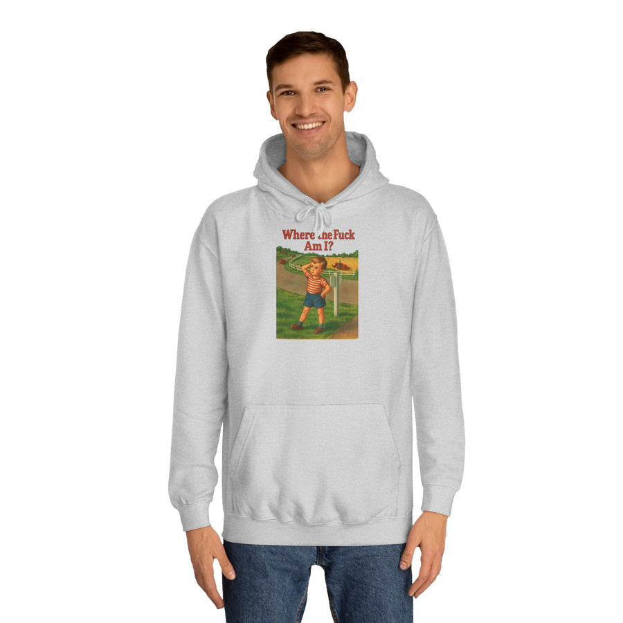 True Insights Where the F*ck Am I? Hoodie – Vintage-Motiv mit nostalgischem Lost-Boy