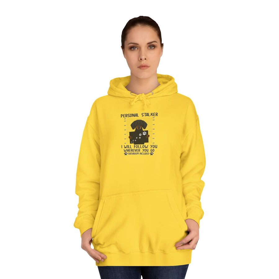 True Insights Dackel Personal Stalker Hoodie – Lustiges Dackel-Motiv – I Will Follow You