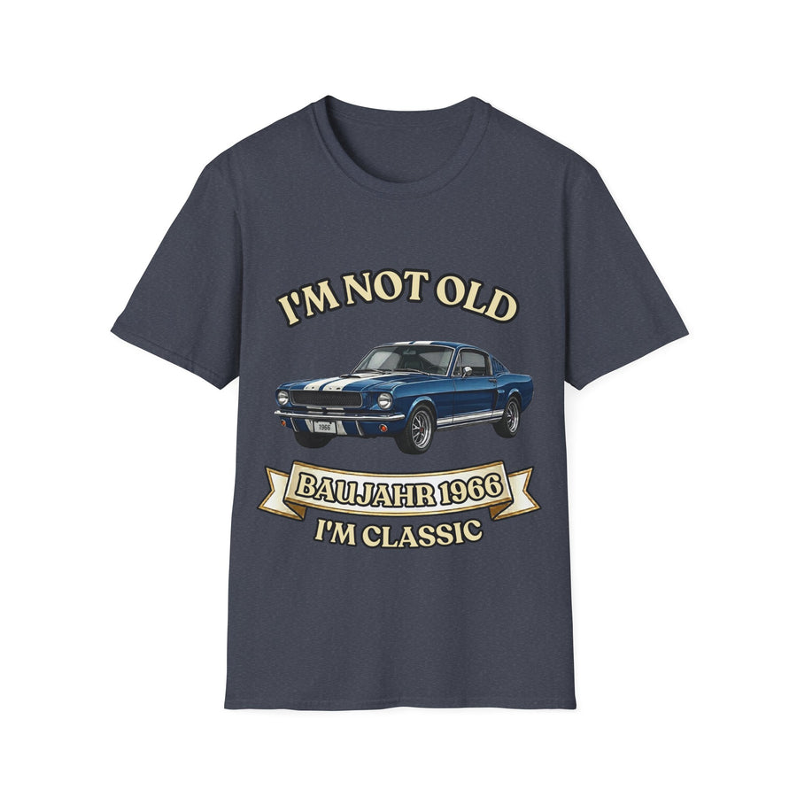 Jahrgang 1966 T-Shirt Oldtimer I'm Not Old I'm Classic Geschenk zum 60. Geburtstag Mann Retro Kultauto Klassiker Vintage Auto True Insights