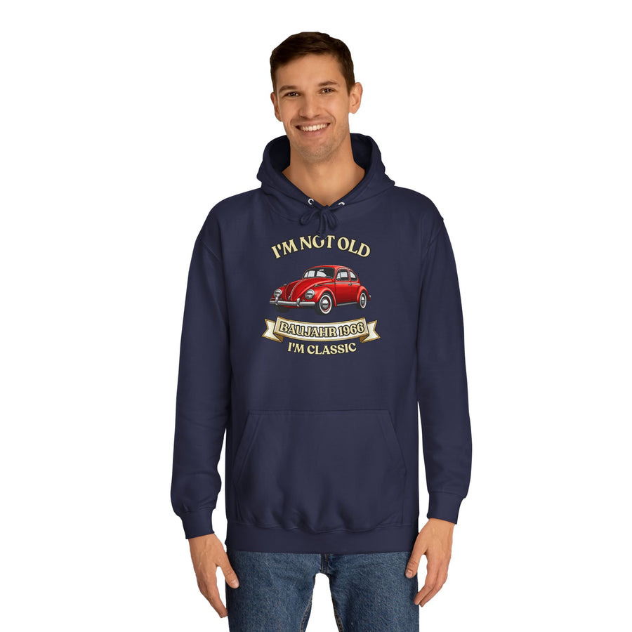 Geschenk zum 60. Geburtstag – Hoodie Jahrgang 1966 VW Käfer