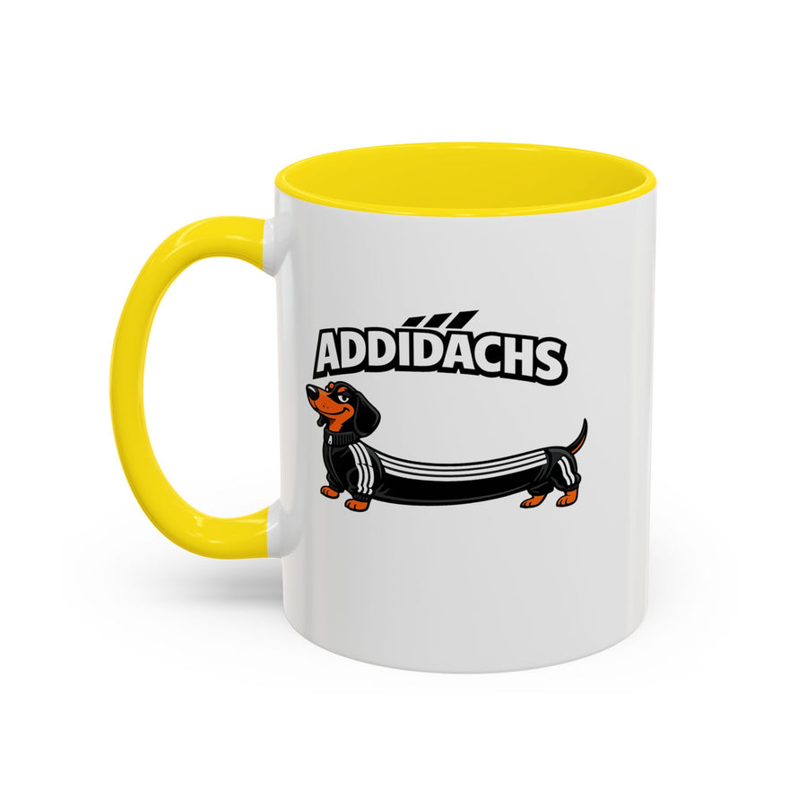 Mug Teckel Rigolo 'ADDIDACHS' - Tasse Chien Sportif pour Amoureux des Teckels