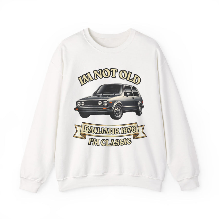 Oldtimer Sweatshirt – Abraham & Sarah cadeau 50 jaar