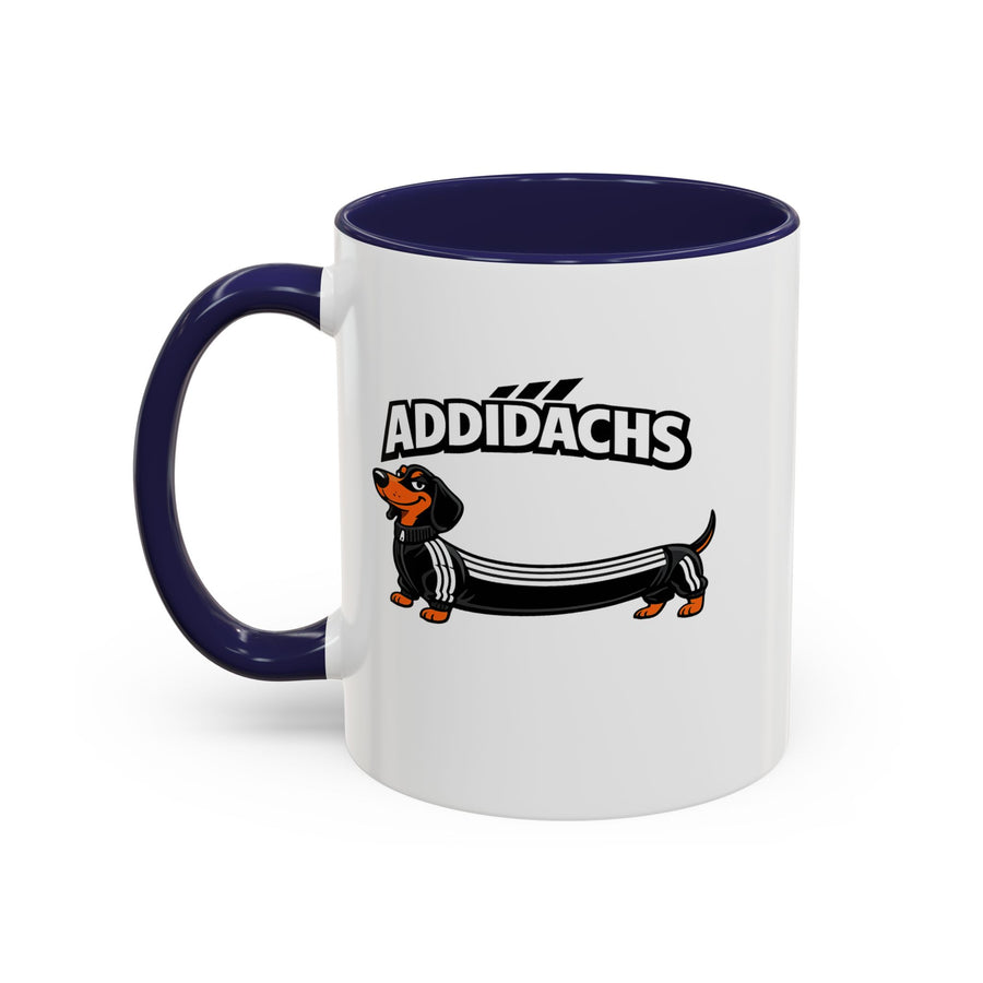 Mug Teckel Rigolo 'ADDIDACHS' - Tasse Chien Sportif pour Amoureux des Teckels
