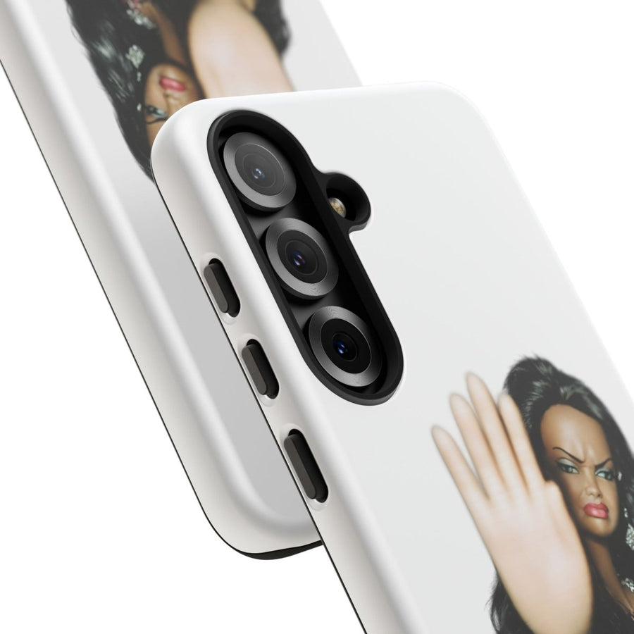 Coque de téléphone humoristique Talk to the Hand Doll – Coque effrontée pour iPhone & Samsung