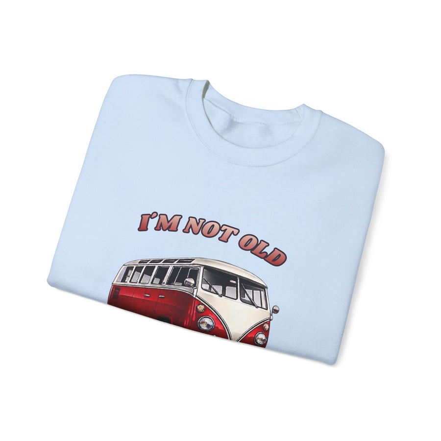 True Insights VW Bulli T1 Samba Sweatshirt – I'm Not Old I'm Classic Geschenk