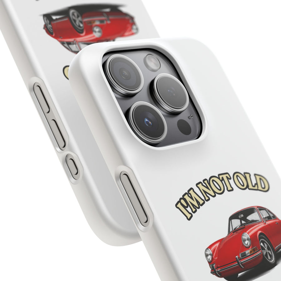 True Insights Jahrgang 1956 Handyhülle Roter Sportwagen
