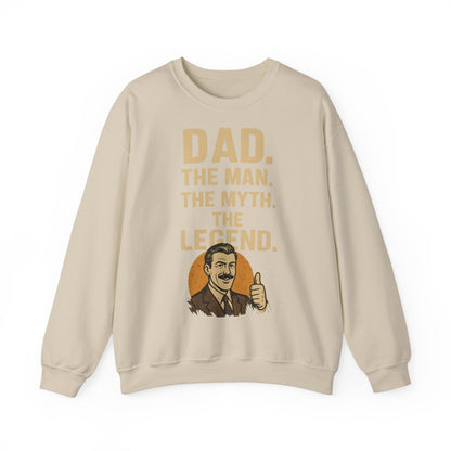 Sweatshirt – DAD. THE MAN. THE MYTH. THE LEGEND. - Sweatshirt für echte Legenden | True Insights Design mit Humor