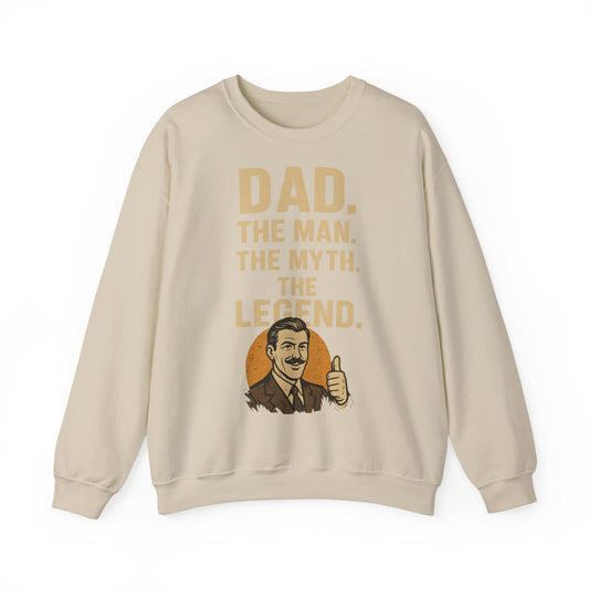 Sweatshirt – DAD. THE MAN. THE MYTH. THE LEGEND. - Sweatshirt für echte Legenden | True Insights Design mit Humor